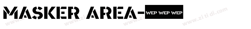 Masker Area字体转换